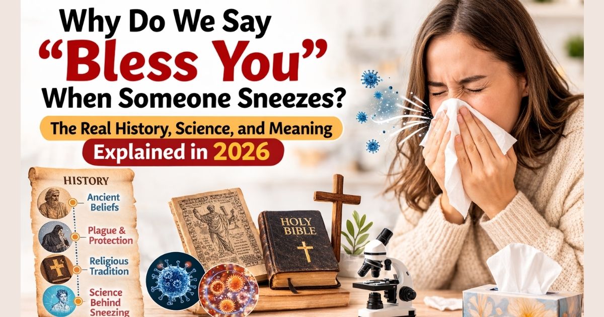 Say “Bless You” When Someone Sneezes