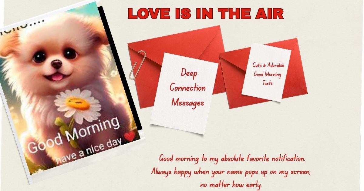 Cute & Adorable Good Morning Texts
