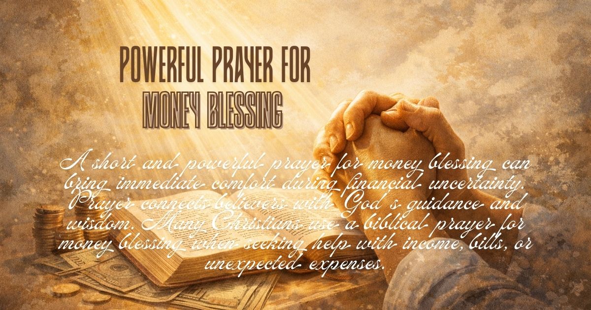  Prayer for Money Blessing]
