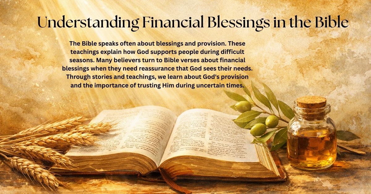  Financial Blessings in the Bible