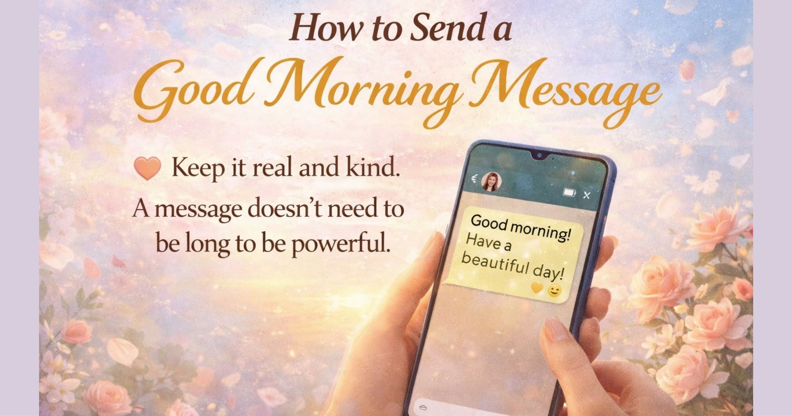 GOOD MORNING MESSEGES