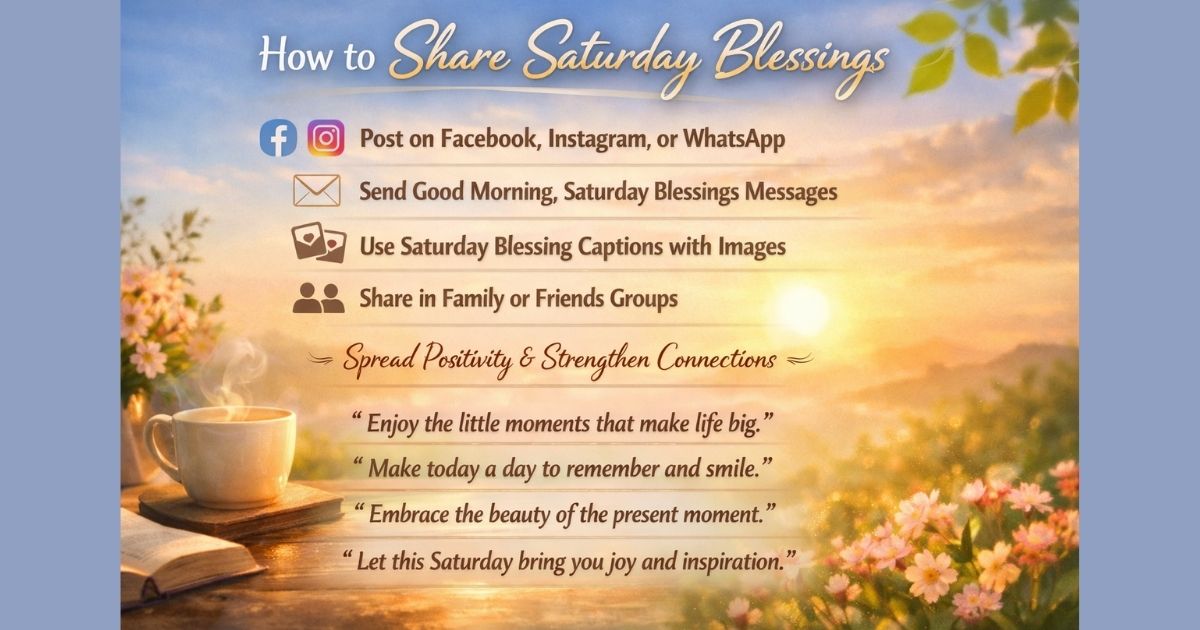 share saturday blessings