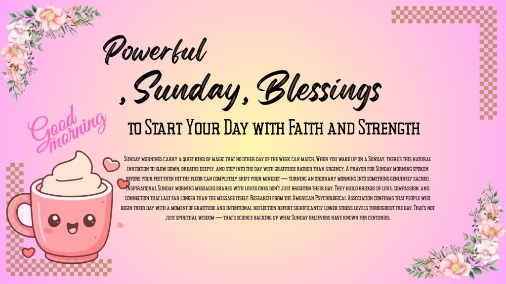 powerful good morning blesings