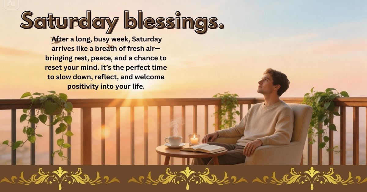 saturday blessings