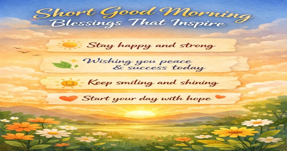 GOOD MORNING BLESSINGS