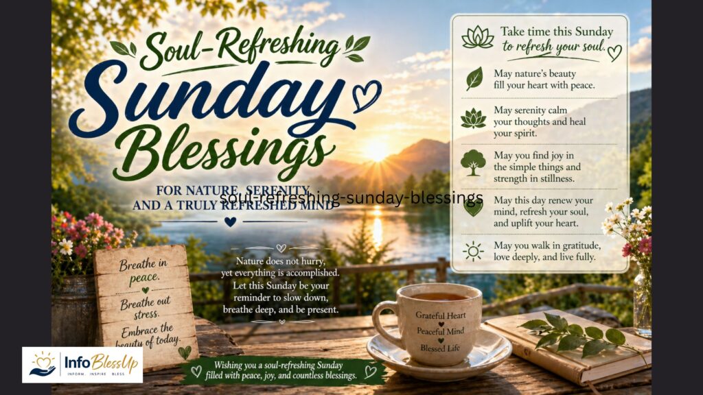 Soul-Refreshing Sunday Blessings