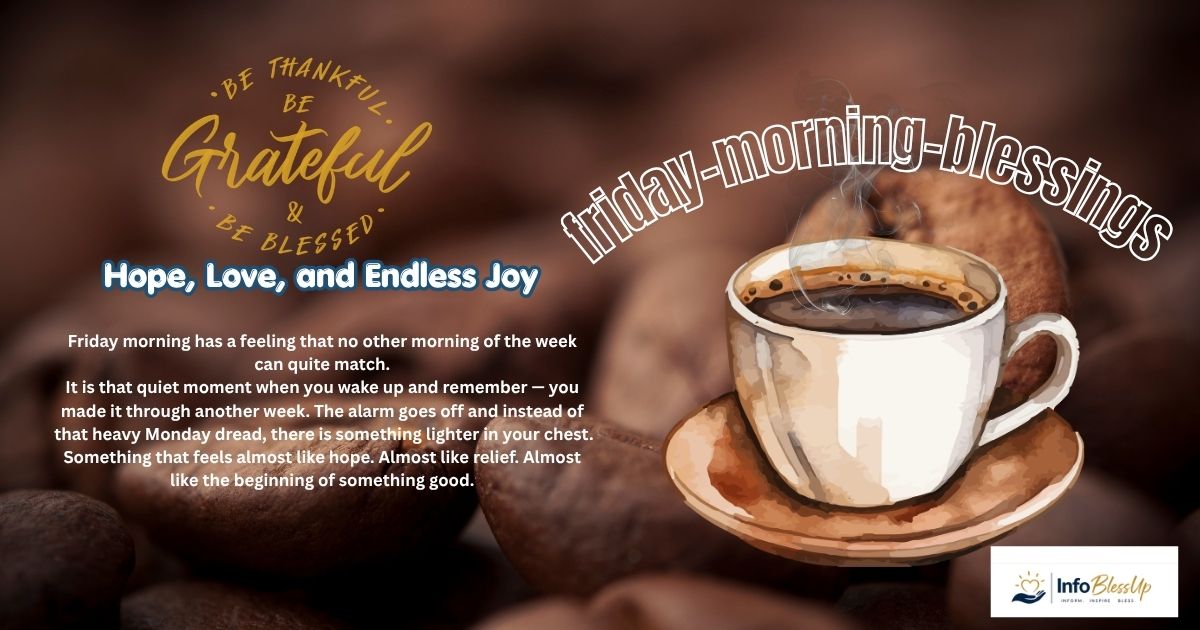 Friday morning blessings