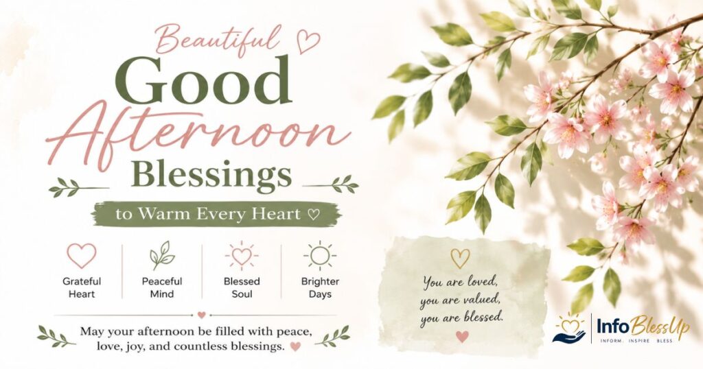 beautiful good afternoon blessing