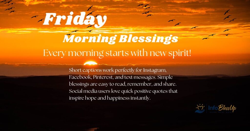 Friday morning blessings