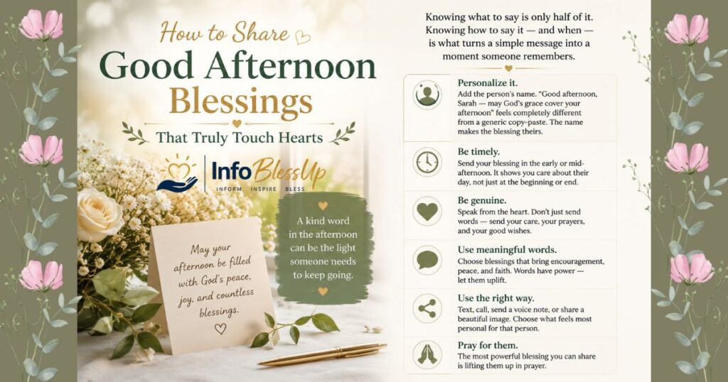 how toshare blessings