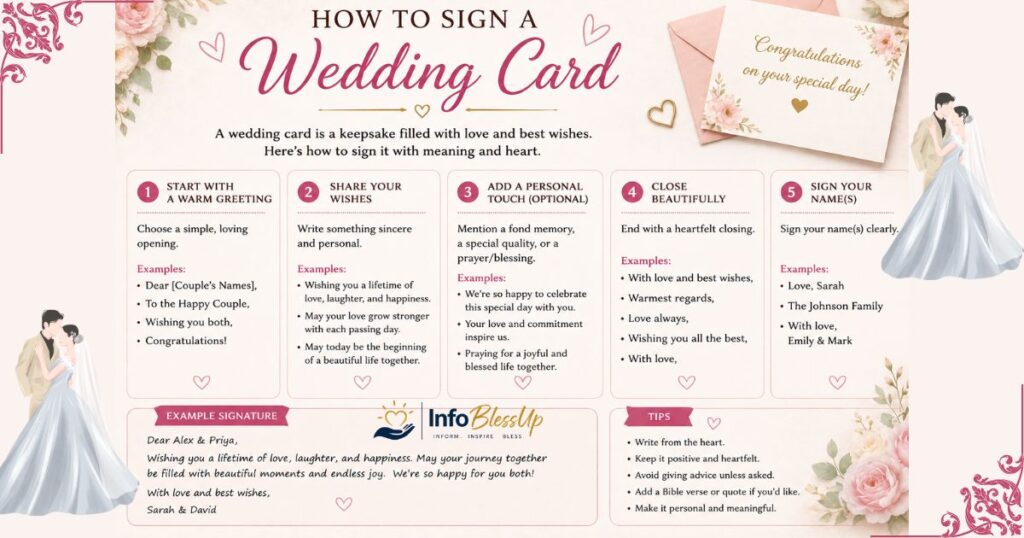 How to Sign a Wedding Card Perfectly