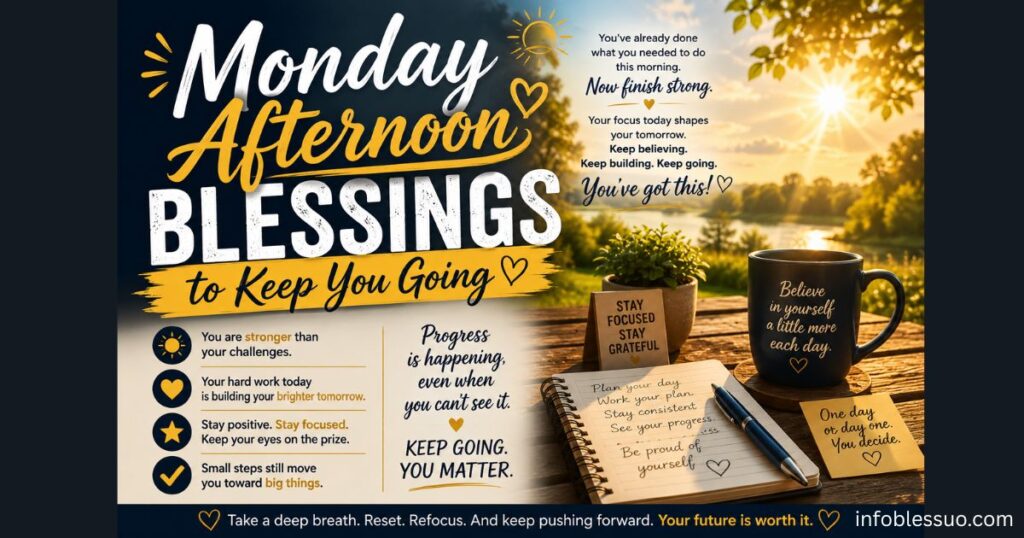 Monday afternoon blessing