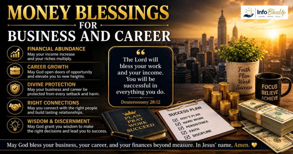 Money Blessings for Business and Career