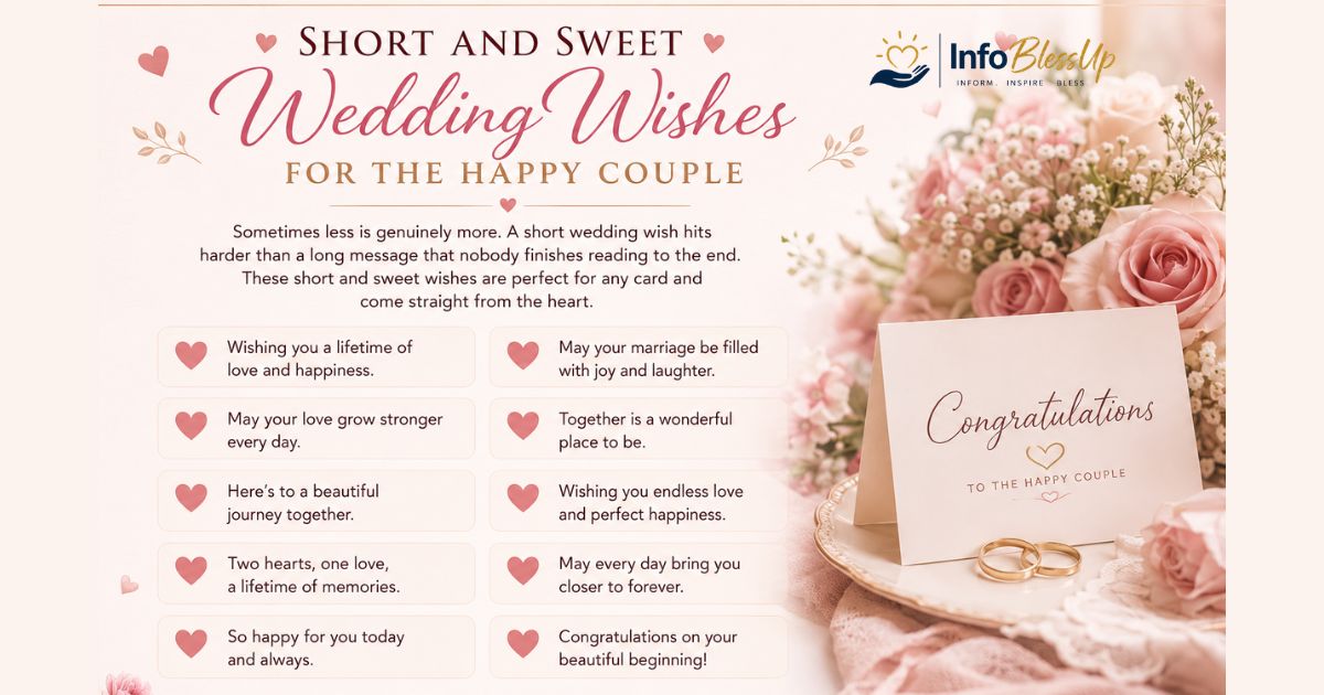 Short and Sweet Wedding Wishes 