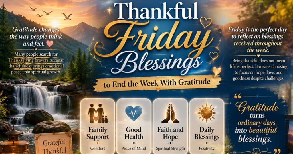 Thankful Friday Blessings